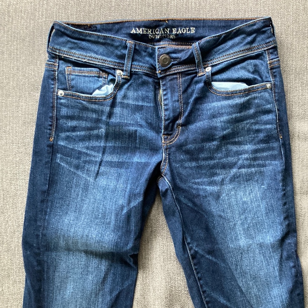 American Eagle Kick Boot Jeans size 8 long